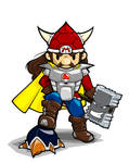 Viking Mario by dlax1