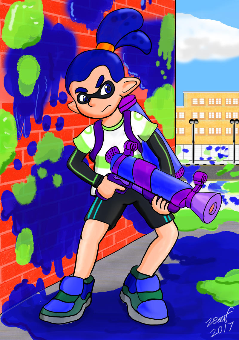 Inkling Boy Blue by AMnezcorpEAST on DeviantArt