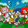 Sonic and Friends in Green hill zone-2026