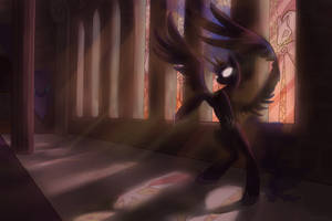 Ilustration~ Shadows over Equestria, Luna