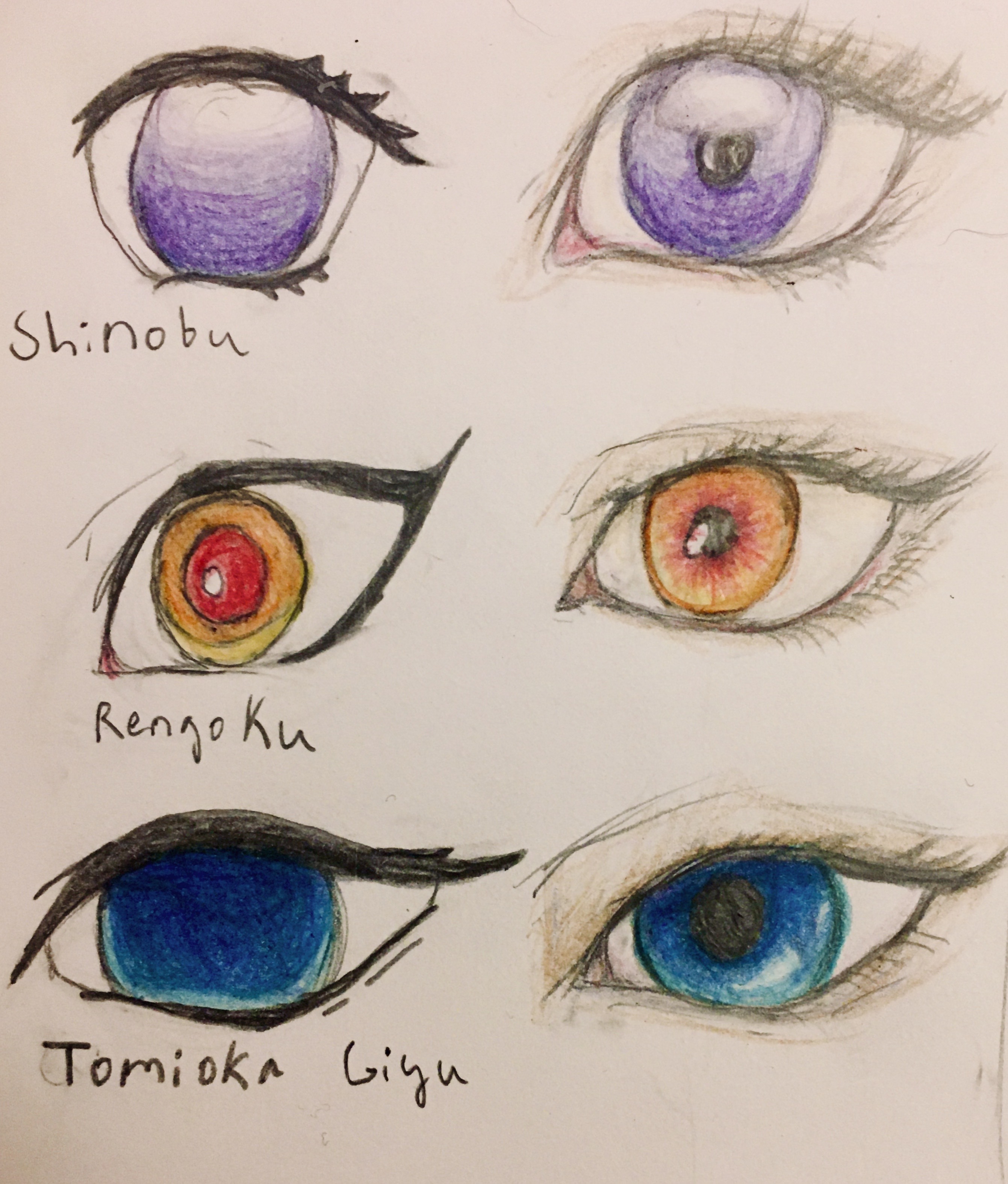 63 PAIRS OF FEMALE ANIME EYES - A Fun Project by aadisart on DeviantArt