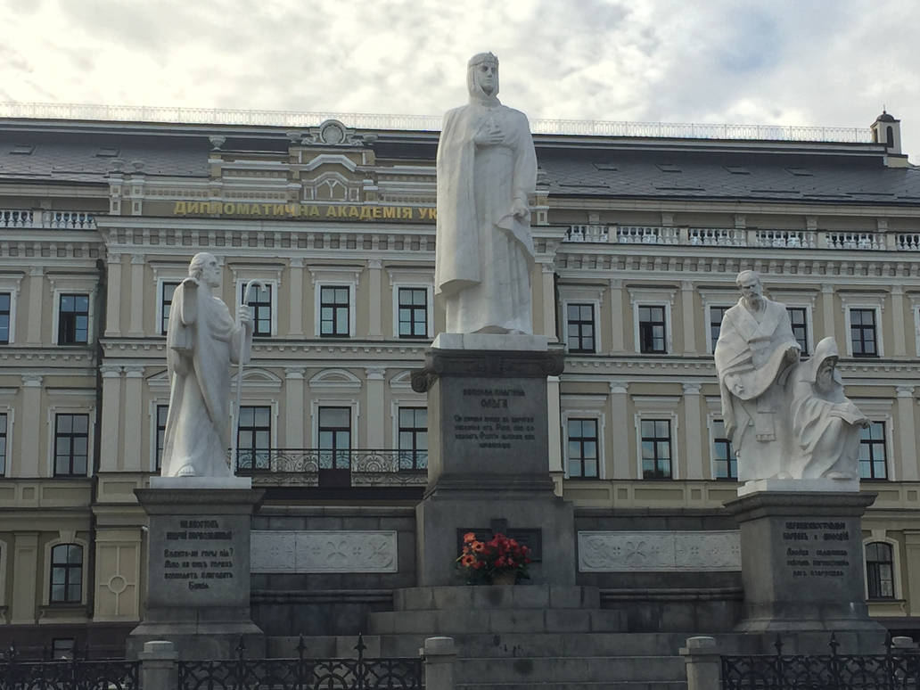 Statues of Princess Olga and Saints Cyril and Meth by DPetroff on ...