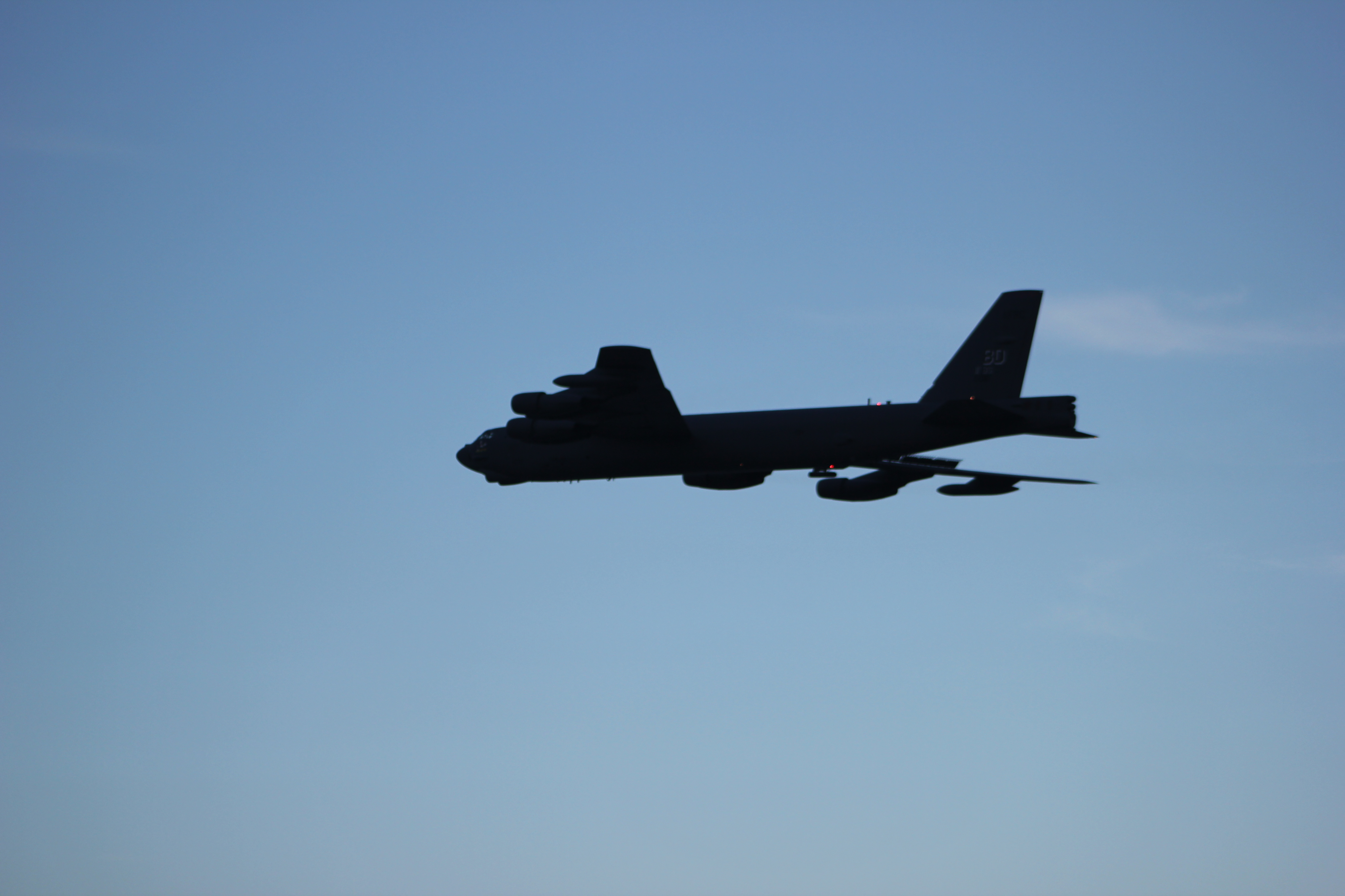 Low Flying B-52