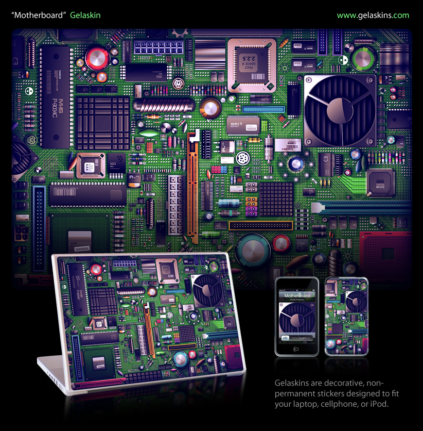 Motherboard Gelaskin