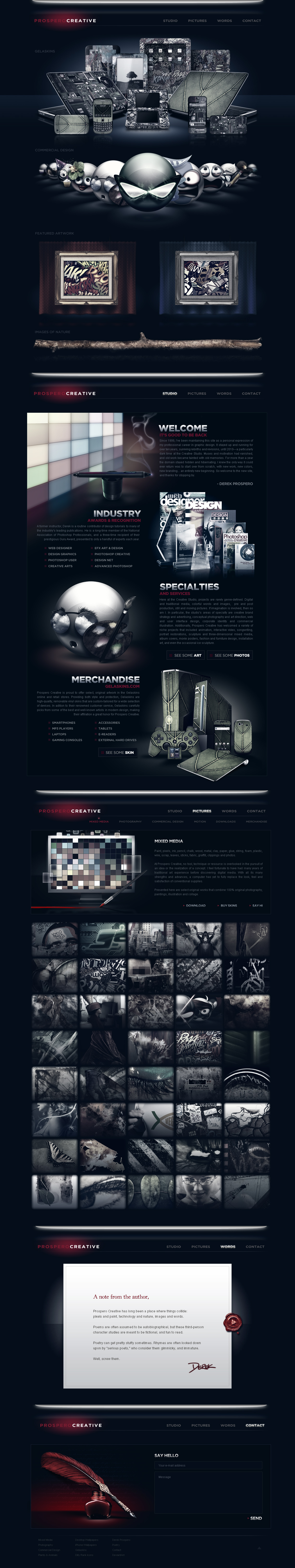 Prospero Creative Website