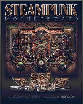 Steampunk Motherboard GelaSkins