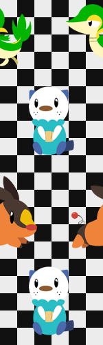 Unova Starters Tile Background