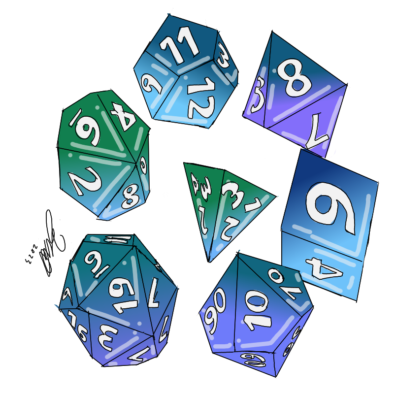 TTRPG Dice Token by Gege16 on DeviantArt