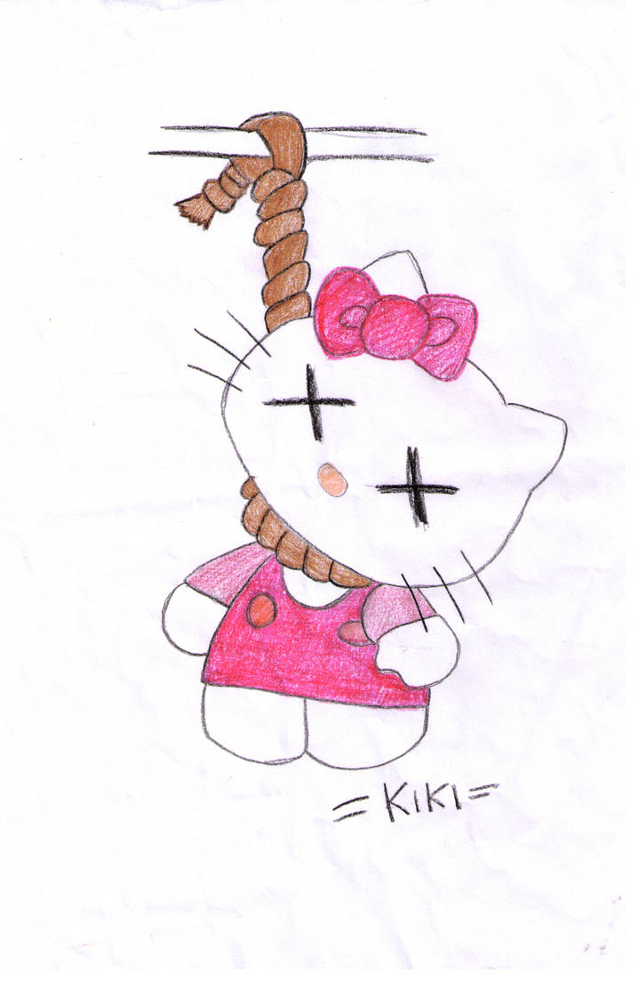Hello Kitty Dead by misskikiart on DeviantArt