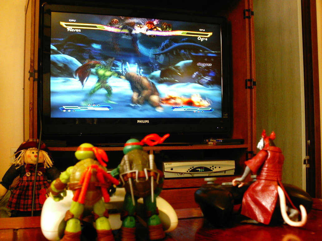 Mike and Ralph vs Splinter by Porygon2z on DeviantArt