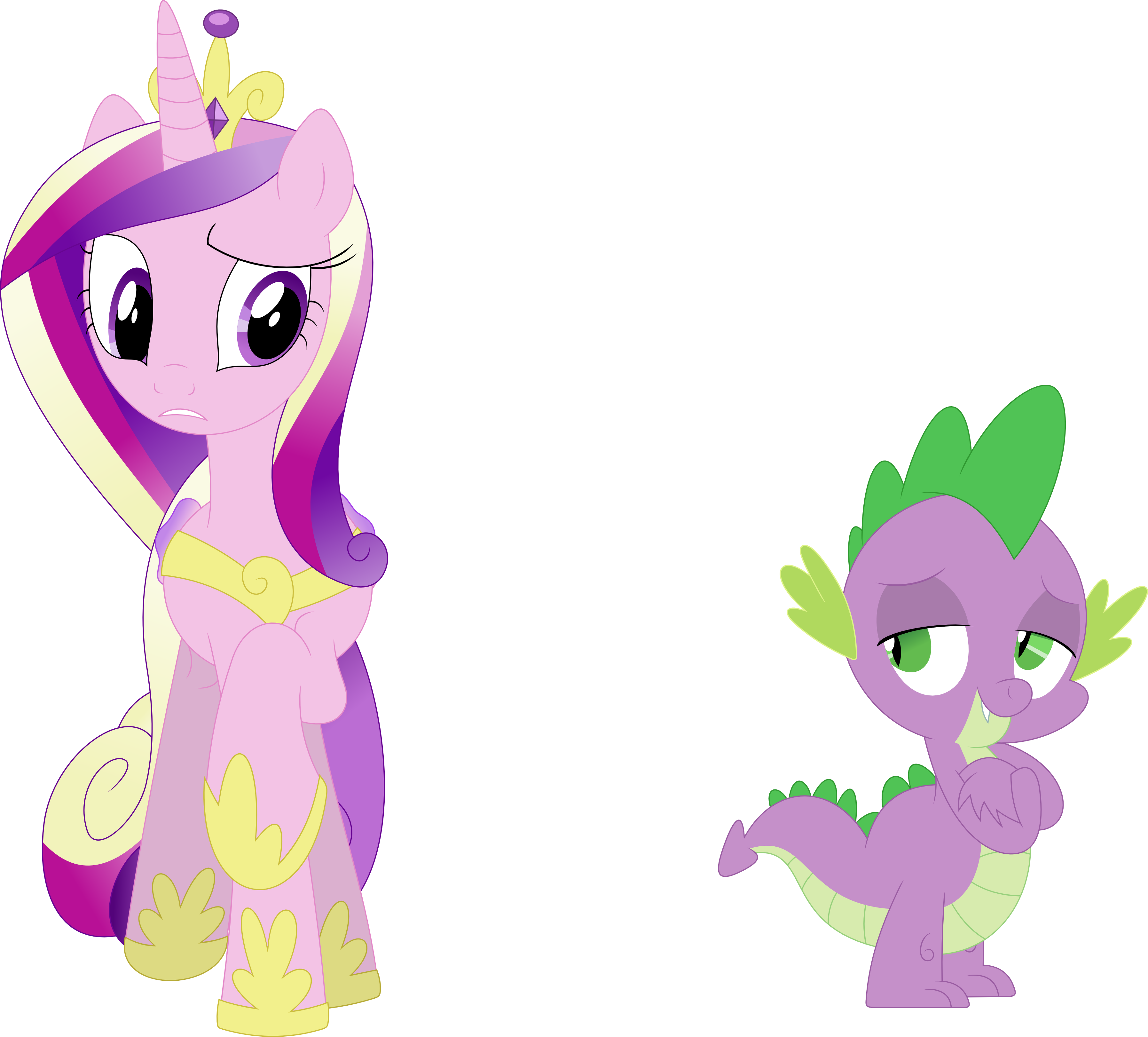Please don't look at me like that, Spike by Porygon2z on DeviantArt