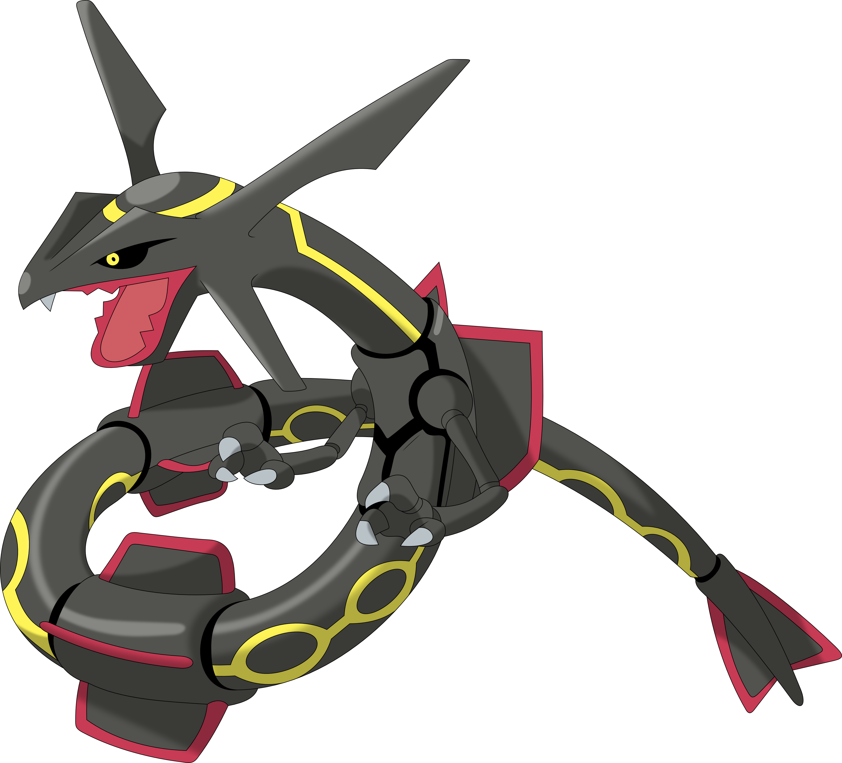 027 - Shiny Rayquaza EX by w11wo on DeviantArt