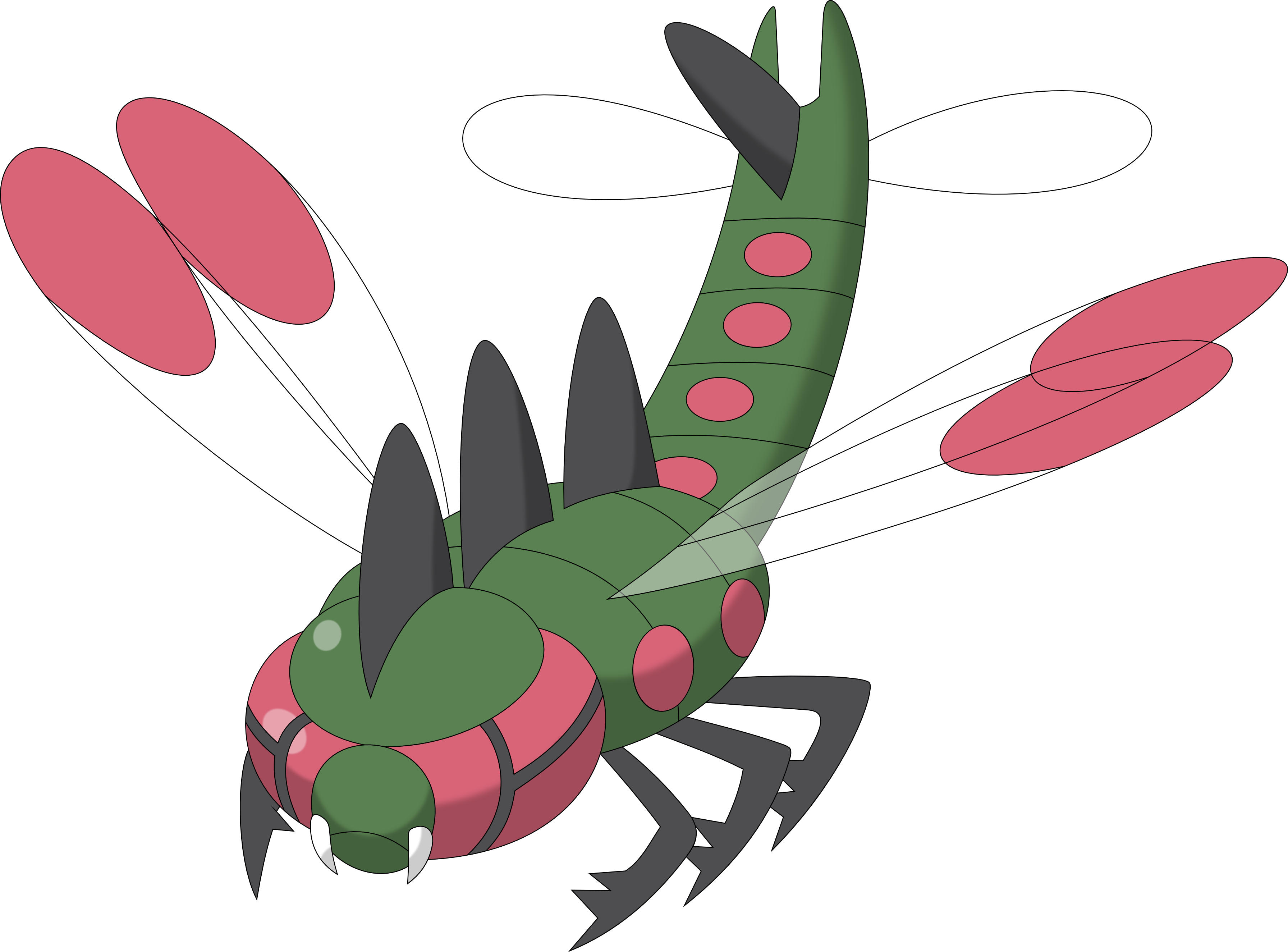 Yanmega by Porygon2z on DeviantArt