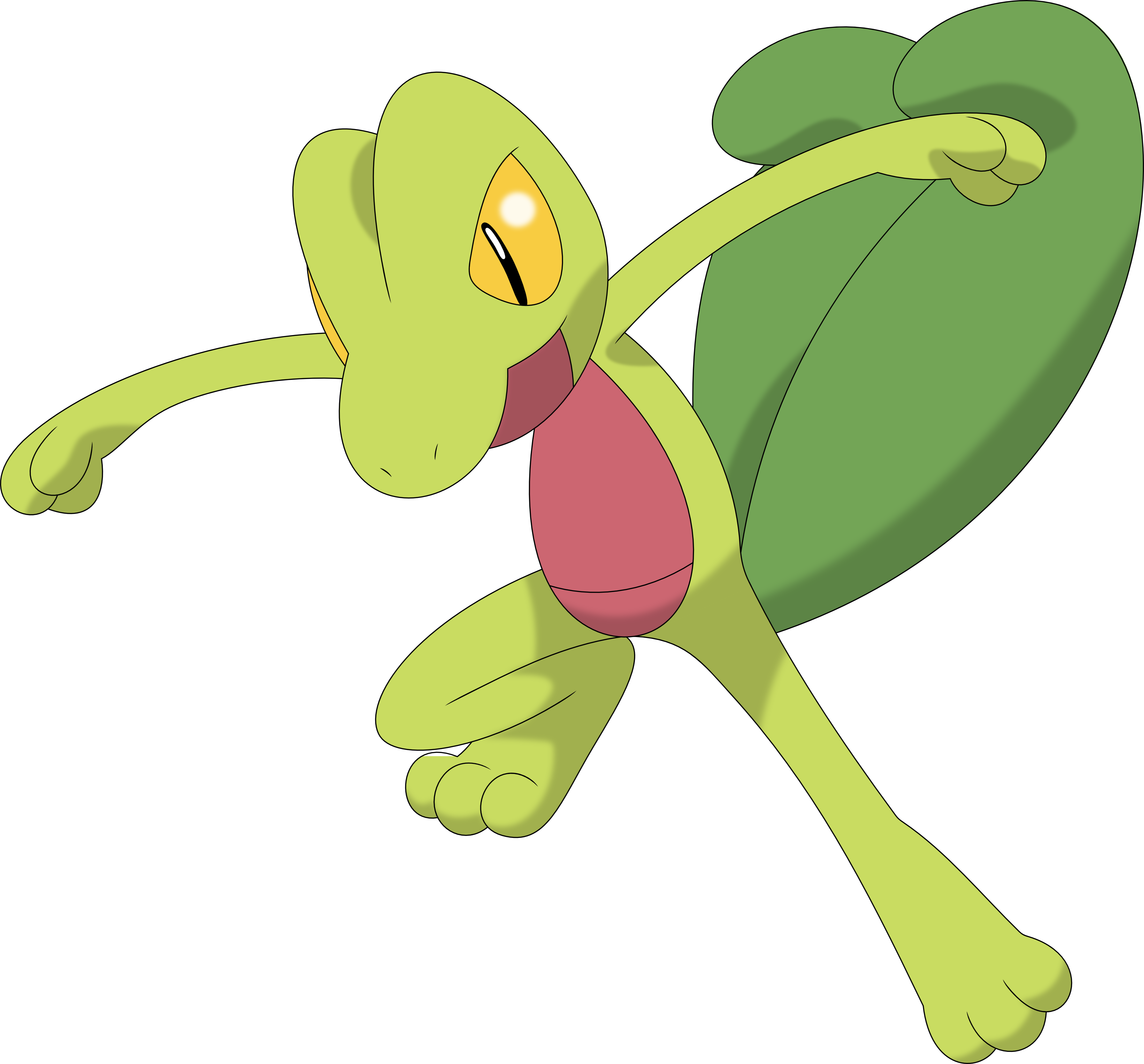 Treeko by Porygon2z on DeviantArt