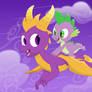Flight of the purple dragons