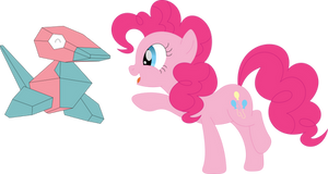 Pinkie Pie meets Porygon