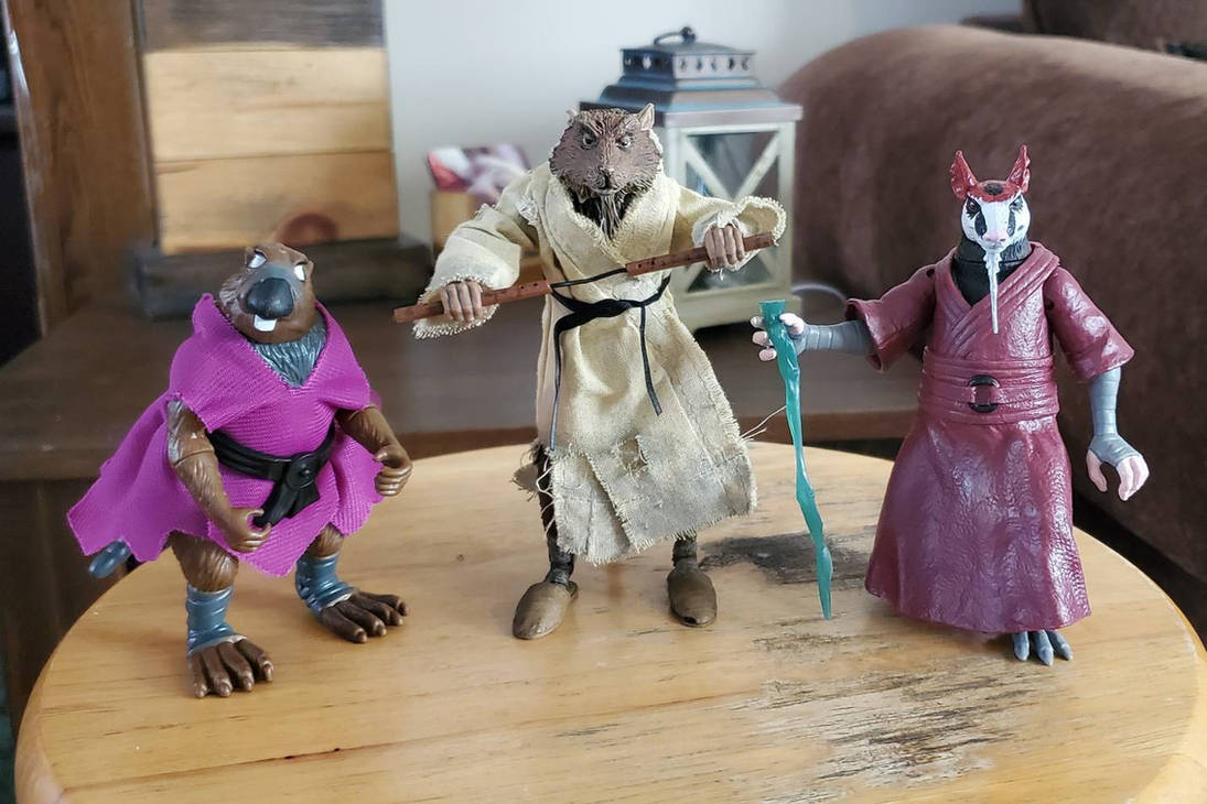 A Splinter trio by Porygon2z on DeviantArt