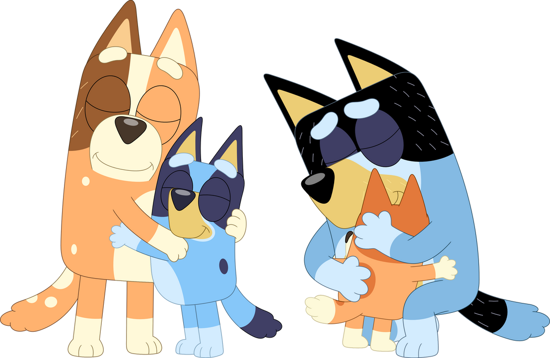 Family hugs (main Heelers) by Porygon2z on DeviantArt