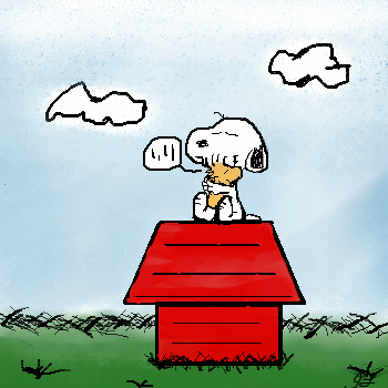 Snoopy and Woodstock