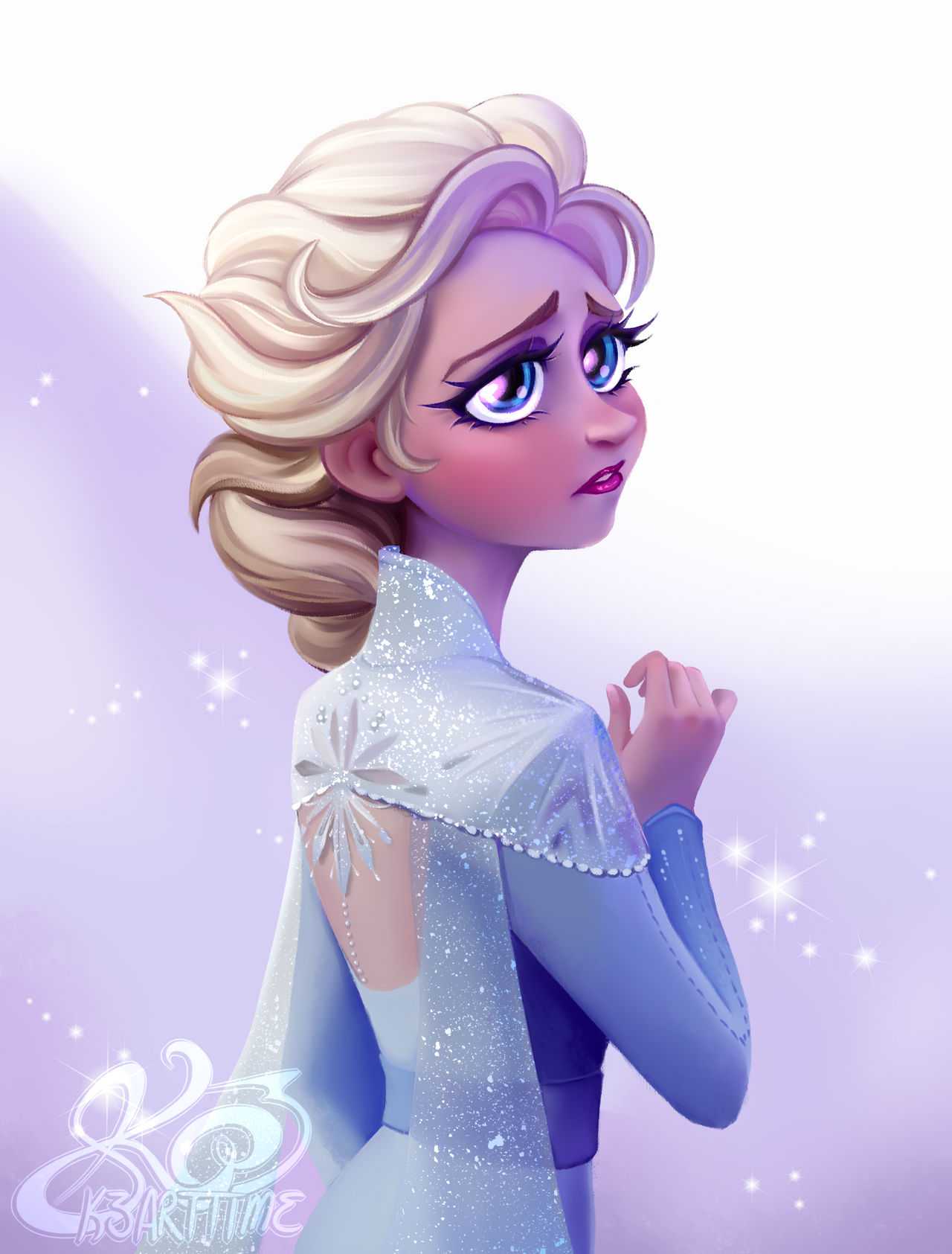 Elsa - Frozen II Repaint by K3FruitCan on DeviantArt