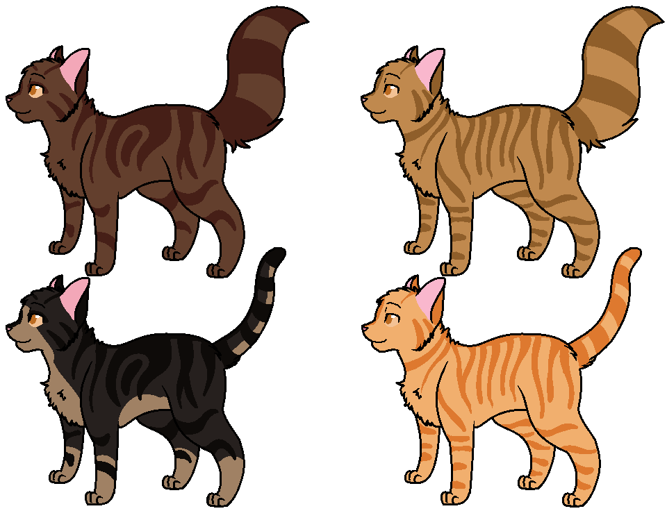 Tabby Colors - Normal by Mylioba on DeviantArt