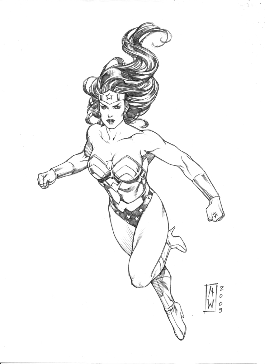 wonder woman skecth