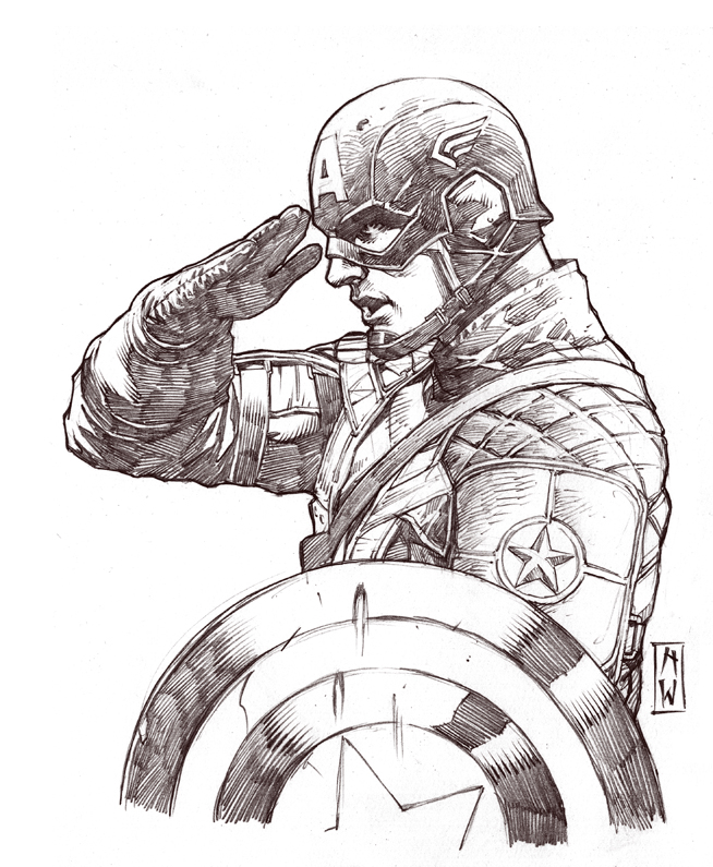 Captain America Sketch