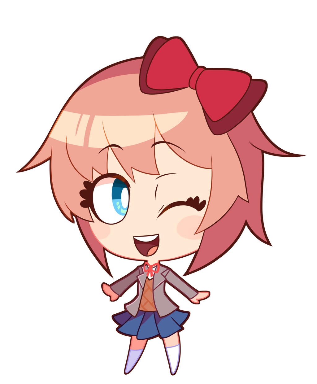 Chibi Sayori By Quarium On DeviantArt chibi-sayori-by-quarium-on-deviantart