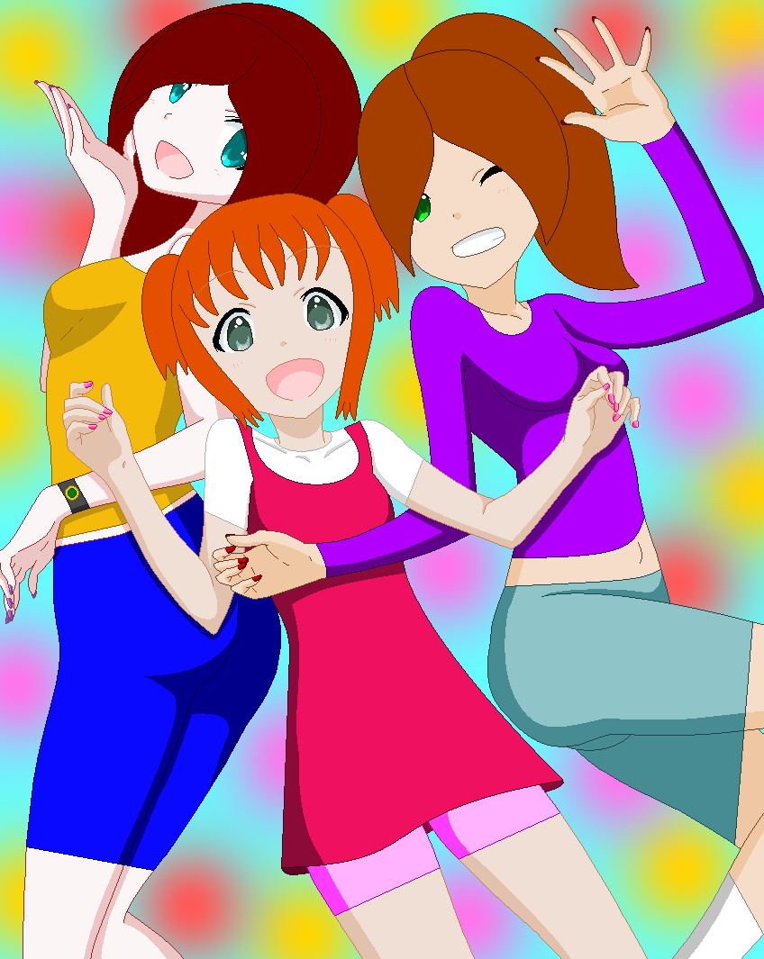 Cyberluna, Saturn And JB As Humans