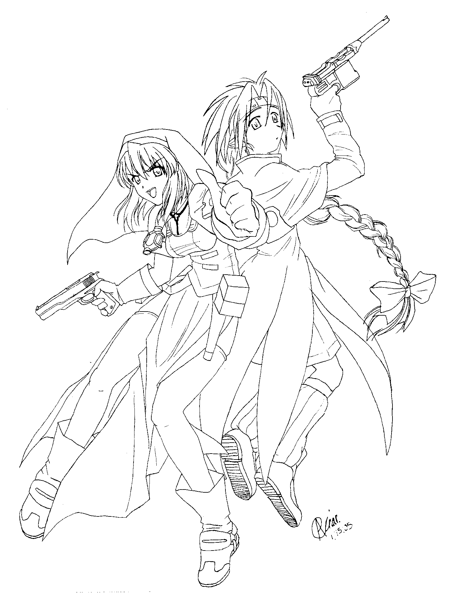 Chrno Crusade- Outline By Hanaurimusume On Deviantart
