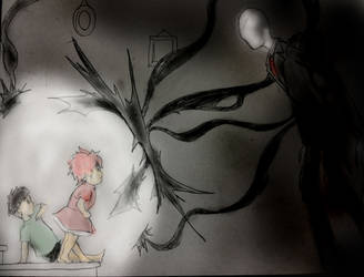 Slenderman and Ponyo