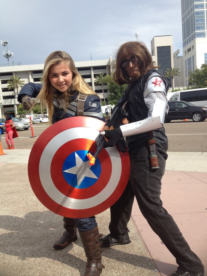 SDCC 2014: Fem Cap and Winter Soldier