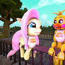 Fluttershy and Chica