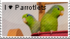 Stamp - Parrotlets by mystdragoon