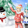 Snow Party (Len, Miku, Rin)