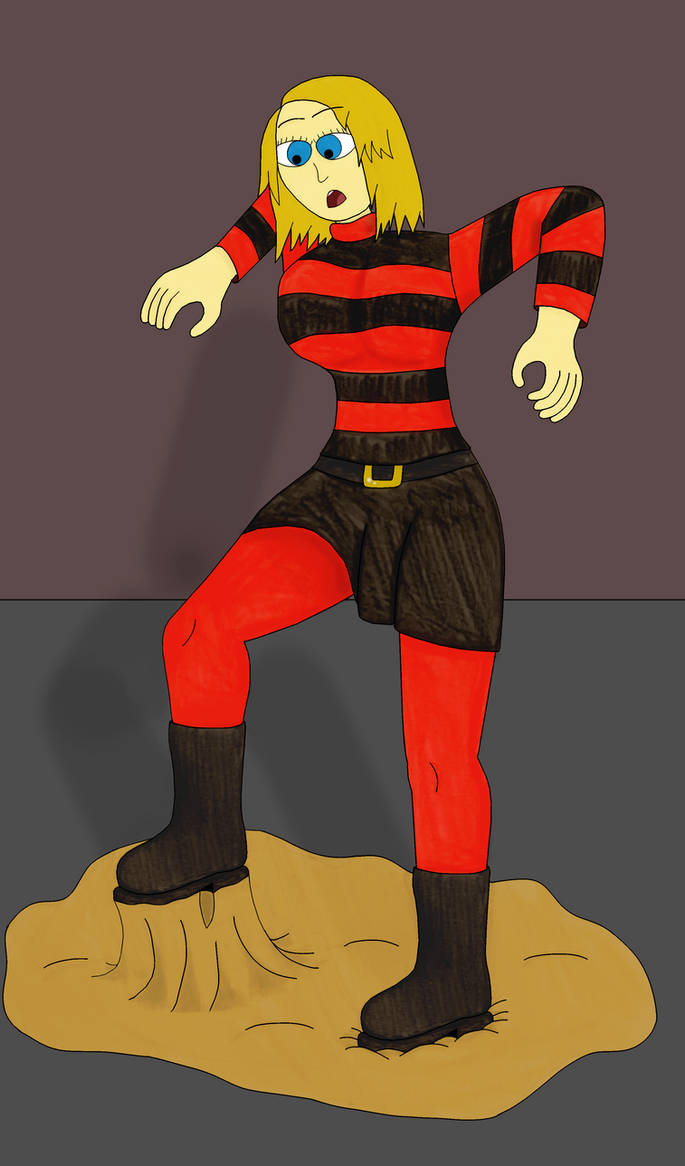 Diane Stuck in Glue by dhot9230 on DeviantArt