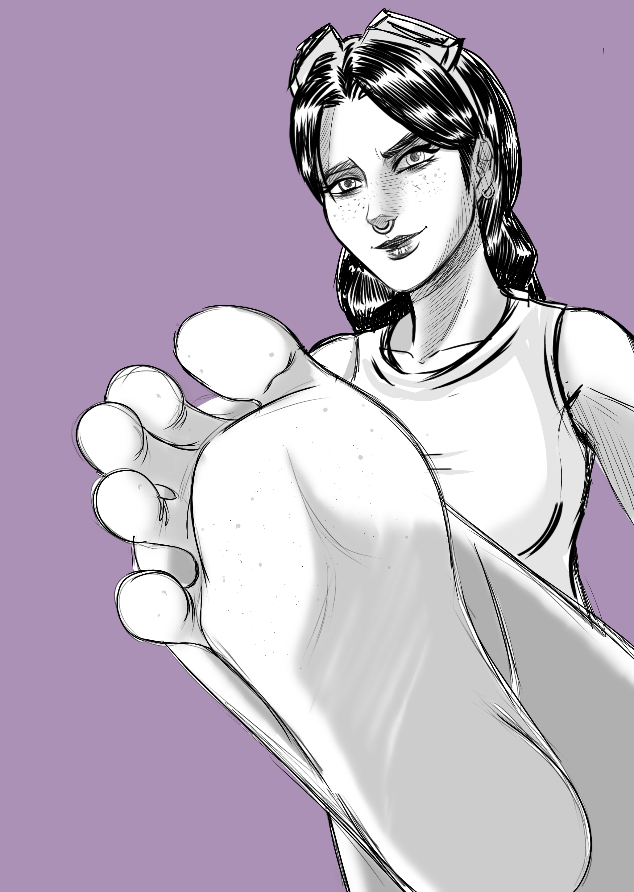 Fortnite Jules feet (Sketch) by KosmicFu on DeviantArt