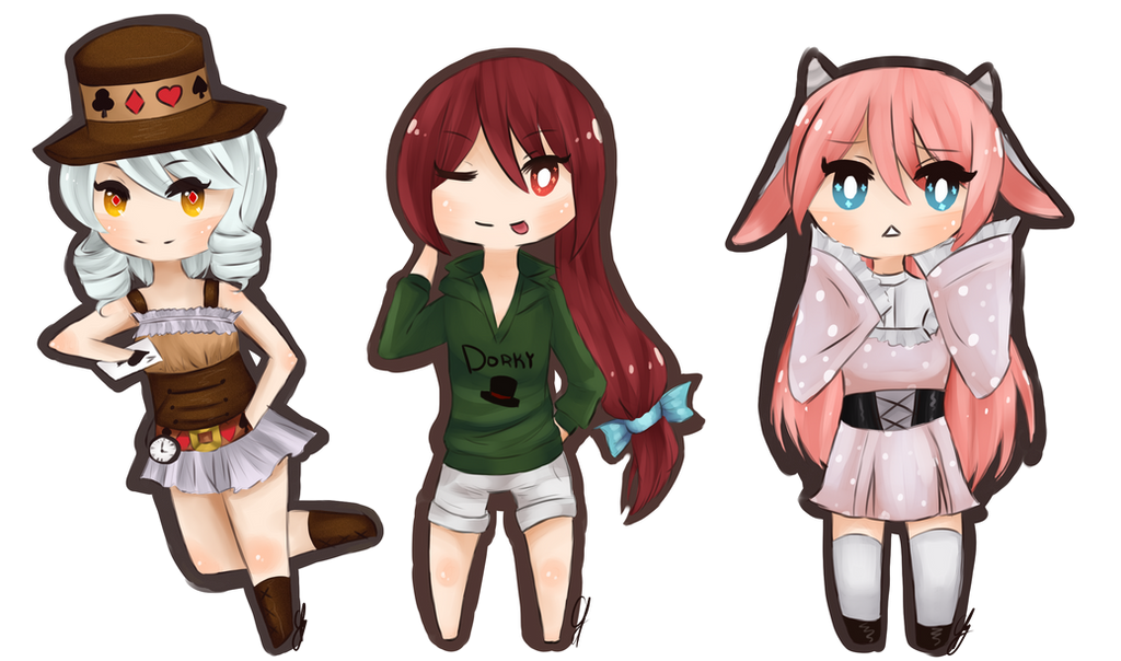 PointCommission: Chibi Bundle - LieutenantDorky by Mikan-bases