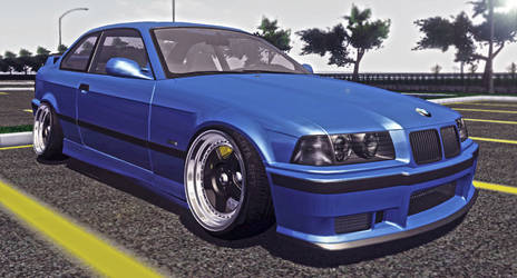 BMW E36 Blue