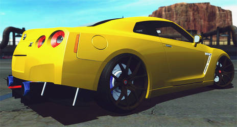 Nissan Skyline Yellow