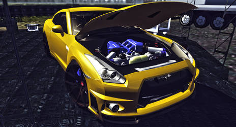 Nissan Skyline Yellow 2