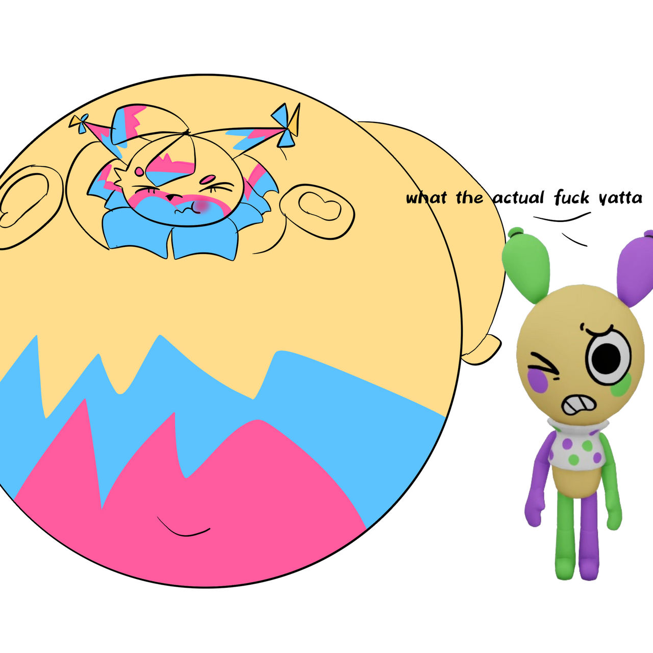 Kumasi Inflation Deviantart First inflation art I guess. by yumij3lly on DeviantArt