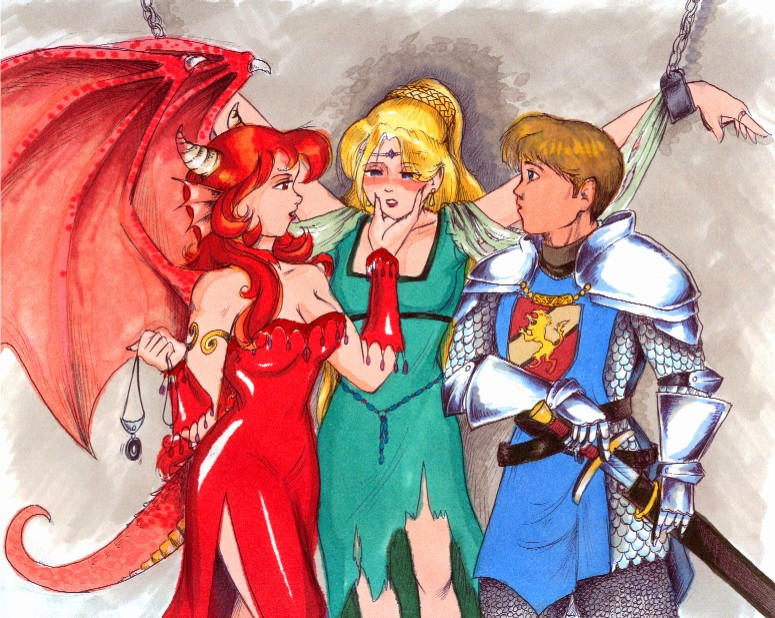 Slay...? the Dragon...?? by zaionczyk on DeviantArt