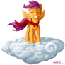 ATG Day 01: Scootaloo on a Cloud