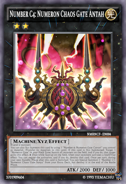 Number C4: Numeron Chaos Gate Antah by NumeronCodex on DeviantArt