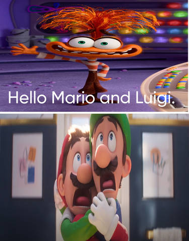 Mario Intrigued Joy laughs at Mario by ProGuy2006 on DeviantArt
