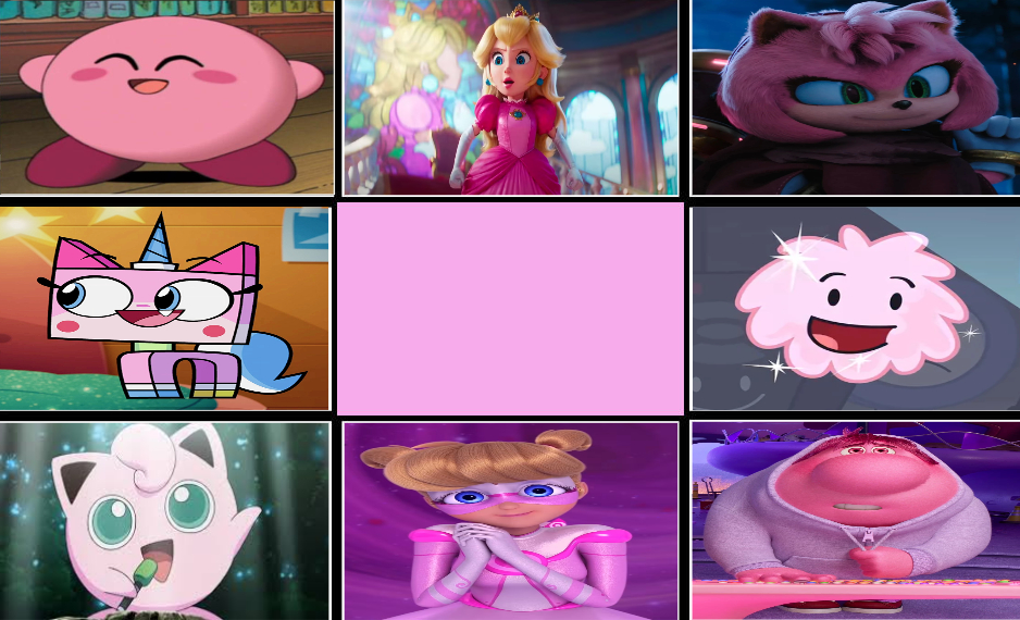 Pink Character Color My Favourite Pink Characters by KaiceysArt on DeviantArt