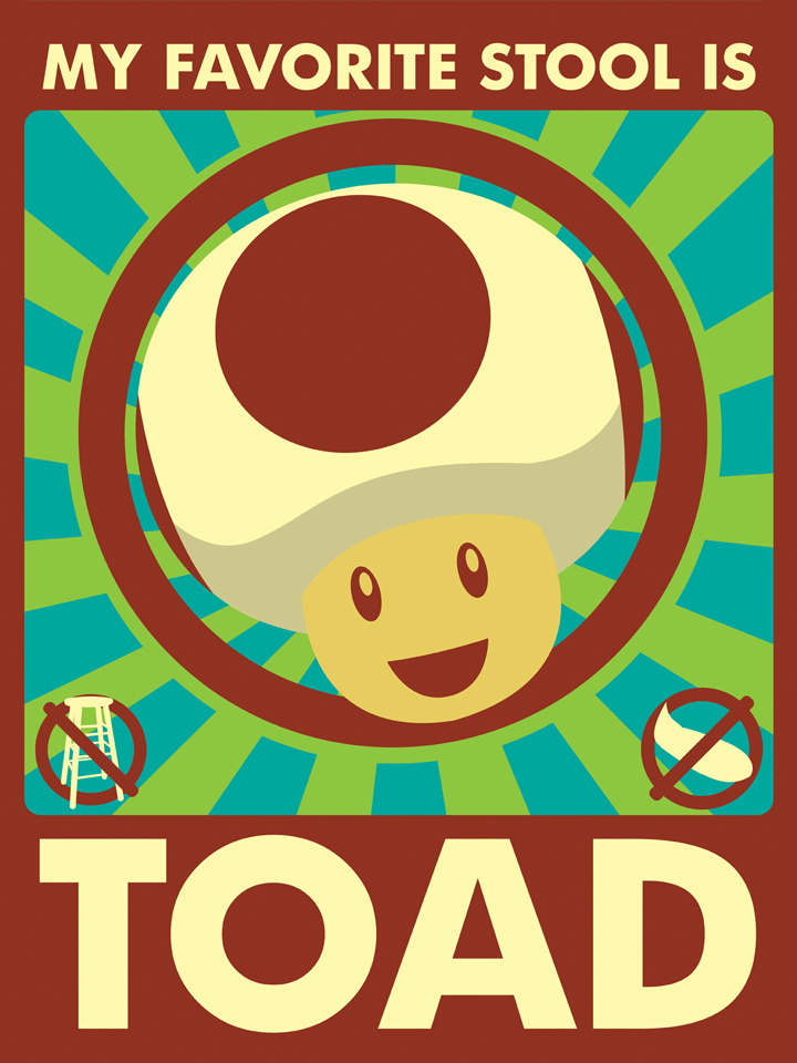 Toad for resident stool