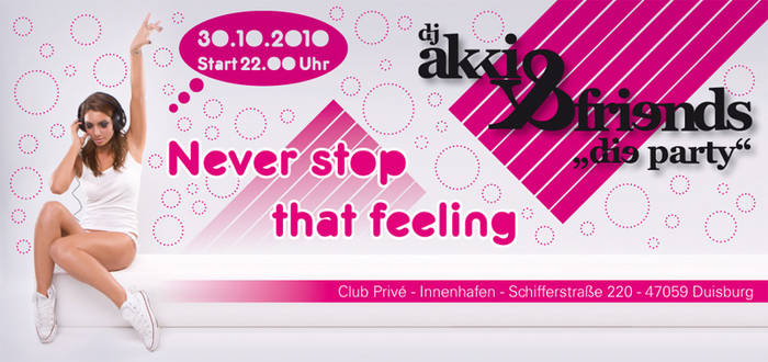 DAAF - Flyer for Club Prive