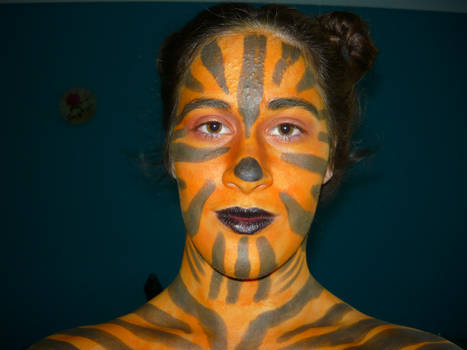 tiger makeup- rawr~